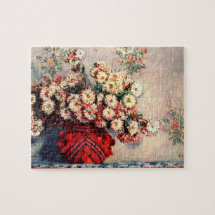 nog leven chrysanten van Claude Monet Legpuzzel