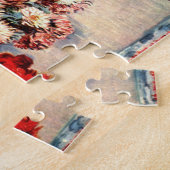 nog leven chrysanten van Claude Monet Legpuzzel (Zijkant)