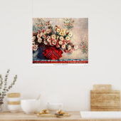 nog leven chrysanthema's van Claude Monet Poster (Keuken)