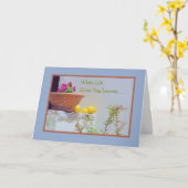 NOG LEVEN/PETUNIAS EN LEMONS/WANNEER HET LEVEN U G KAART (Gele Bloem)