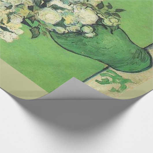 Nog leven - Rozen in een Vase, Van Gogh Cadeaupapier (Hoek)