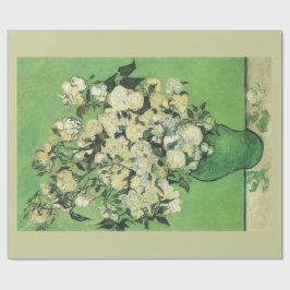 Nog leven - Rozen in een Vase, Van Gogh Cadeaupapier