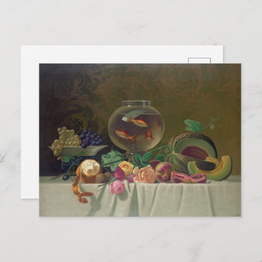  nog leven schilderen briefkaart (Voorkant / Achterkant)