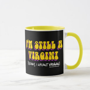 Nog Maagd - Ik Bedoelde Vegan! Grappige Vegetarisc Mok