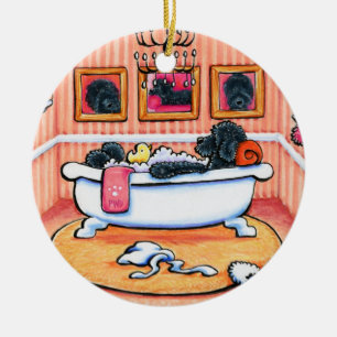 Nog maar 5 minuten keramisch ornament