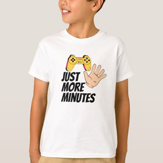 Nog maar 5 minuten t-shirt (Voorkant)