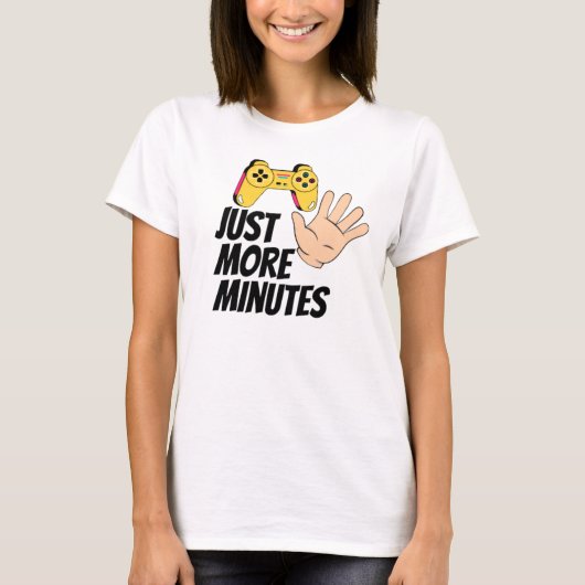 Nog maar 5 minuten t-shirt (Voorkant)
