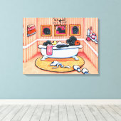 Nog maar 5 minuten van Andie Canvas Afdruk (Insitu (Houten vloer))