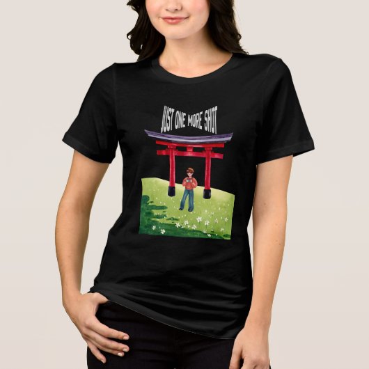 Nog maar één foto Tri-Blend shirt (Voorkant)