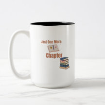 Nog maar één hoofdstuk koffiemok voor boekenliefh