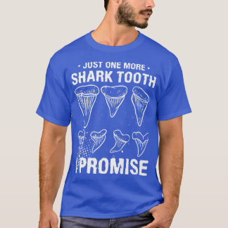 Nog maar één keer een haaientand waarin ik biologi t-shirt