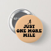 Nog maar één kilometer ronde button 5,7 cm (Voorkant /achterkant)