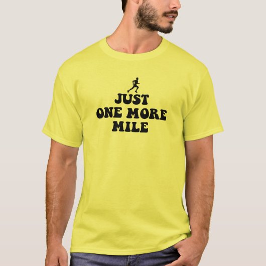 Nog maar één kilometer t-shirt (Voorkant)