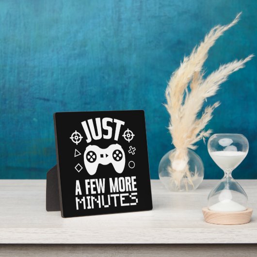 Nog maar een paar minuten, grappige games, Gamer P Fotoplaat (Insitu)