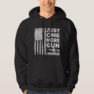 Nog maar één pistool, ik beloof het - Patriotisch  Hoodie