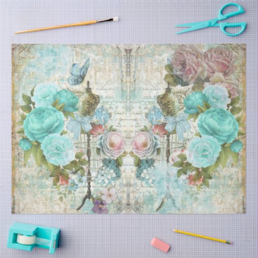 Nog meer Emphemera Series Design 1 Tissuepapier (Craft)