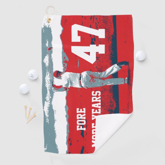 Nog meer jaren Donald Trump Golfhanddoek (Insitu)