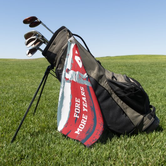 Nog meer jaren Donald Trump Golfhanddoek (Groen)