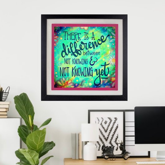 Nog niet bekend Inspirerende Quote-inspiratie Poster