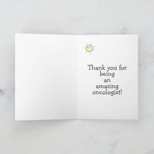 Nog niet dood! Grappige oncoloog dank u Kaart (Binnen)