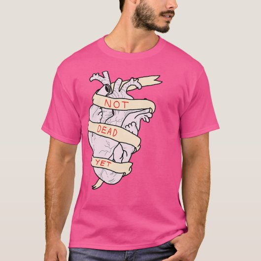 Nog niet dood t-shirt (Voorkant)