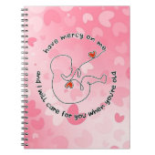 Nog niet geboren Baby Prolife Fetus heeft Mercy Lo Notitieboek (Voorkant)