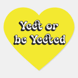 Nog niet gefrituurd – Grappig Esthetisch Hart Hart Sticker