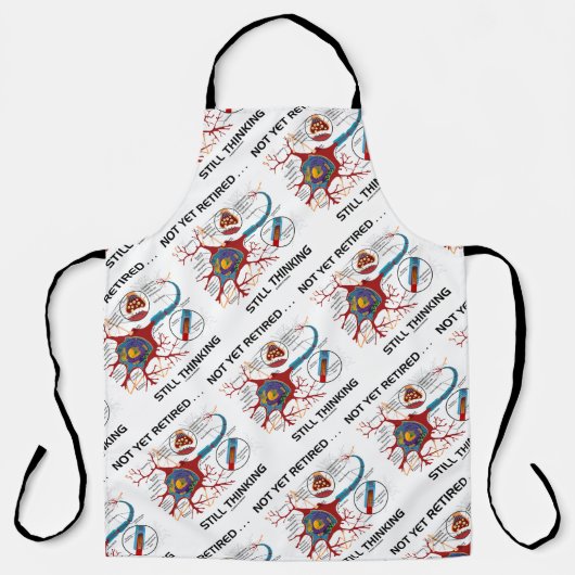 Nog niet in ruste ... Neuron-synapse nog steeds al Schort (Voorkant)