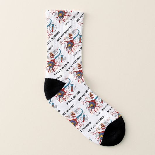 Nog niet in ruste ... Neuron-synapse nog steeds al Sokken (Links binnenkant)