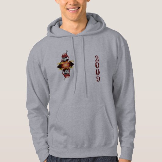 "Nog niet klaar!" 2009 Hoodie (Voorkant)