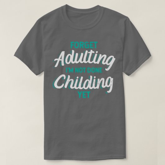 Nog niet klaar voor het overlijden van kinderen t-shirt (Design voorkant)