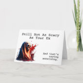 Nog niet zo eng als je ex Halloween Kaart (Voorkant)