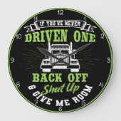 Nog nooit gereden? Ga terug, geef ruimte! Grote Klok (Voorkant)