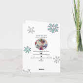 Nog restjes?! Golden Retriever Feestdagen Kaart (Achterkant)