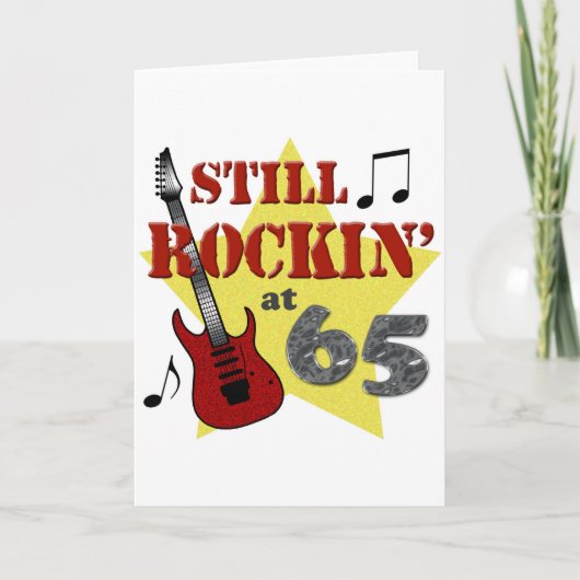 Nog Rockin bij 65 Kaart (Voorkant)