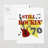 Nog Rockin bij 70 Briefkaart (Voorkant / Achterkant)