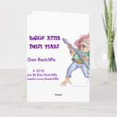 Nog Rockin na Al deze Jaren Kaart (Achterkant)