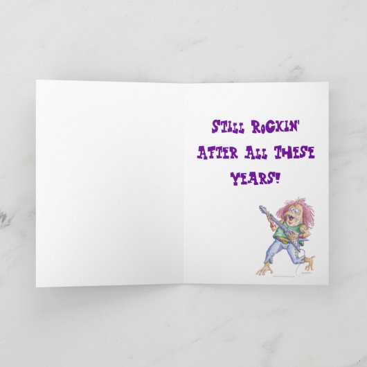Nog Rockin na Al deze Jaren Kaart (Binnen)