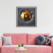 Nog Samen Canvas Afdruk (Insitu (Woonkamer))