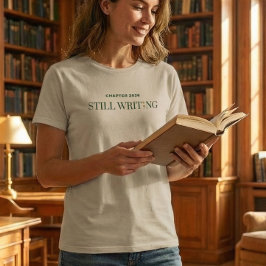 Nog Schrijven Puntenkomma Zelfmoordpreventie Beige T-shirt
