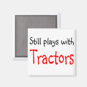 Nog speelt met Tractors Magneet (Voorkant / Achterkant)