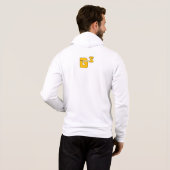 NOG STAANDE MANNEN HOODIE (Achterkant volledig)