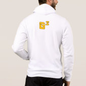 NOG STAANDE MANNEN HOODIE (Achterkant)