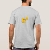 NOG STAANDE MANNEN T-SHIRT (Achterkant)