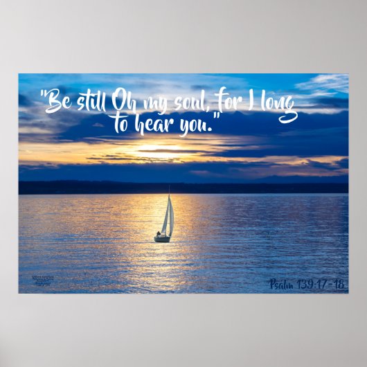 Nog steeds aan boord op Poster met drijfstaart (Voorkant)