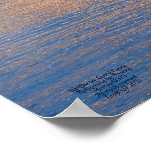 Nog steeds aan boord op Poster met drijfstaart (Hoek)