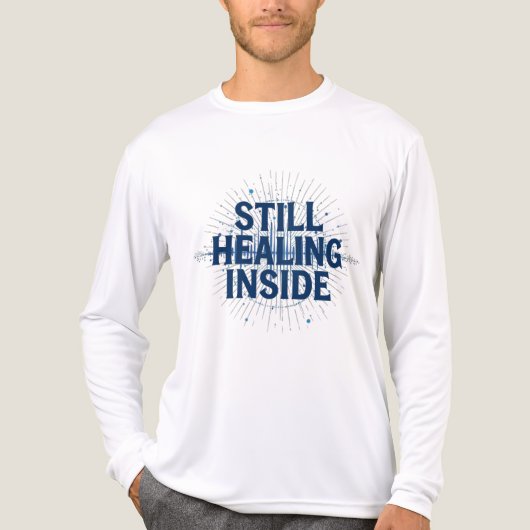 Nog steeds aan het helen van binnen – Hersenschade Tri-Blend Shirt (Voorkant volledig)