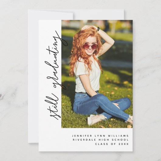 Nog steeds afstuderen 2021 Afstuderen Kaart (Voorkant)