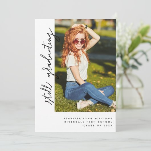 Nog steeds afstuderen 2021 Afstuderen Kaart (Staand voorkant)