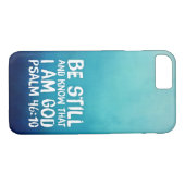 Nog steeds Bijbel Verse Christelijke Bijbel Script Case-Mate iPhone Case (Achterkant (Horizontaal))